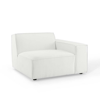 Restore Right-Arm Sectional Sofa Chair - White EEI-3870-WHI