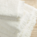 100% Cotton Dobby 6pcs Towel Set Ivory II73-1256