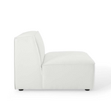 Restore Sectional Sofa Armless Chair - White EEI-3872-WHI