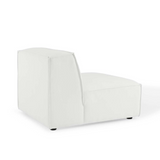 Restore Sectional Sofa Armless Chair - White EEI-3872-WHI