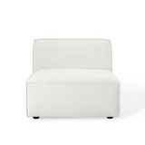 Restore Sectional Sofa Armless Chair - White EEI-3872-WHI