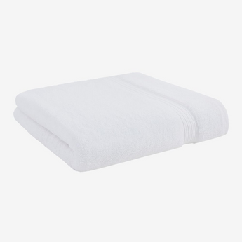 100% Turkish Cotton Solid Bath Towel White 30x58