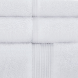 100% Turkish Cotton Solid Bath Towel White 30x58"