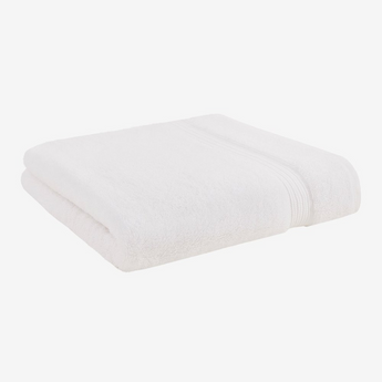 100% Turkish Cotton Solid Bath Towel Ivory 30x58
