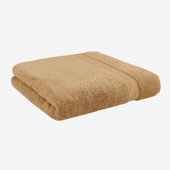 100% Turkish Cotton Solid Bath Towel Wheat 30x58