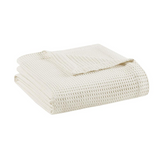 Cotton Blanket, 66x90, Ivory