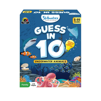 Skillmatics Card Game : Guess in 10 Underwater Animals | Gifts for 8 Year Olds and Up | Super Fun for Travel & Family Game Night
