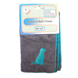 QuickDry Microfiber Dog Bath Towel