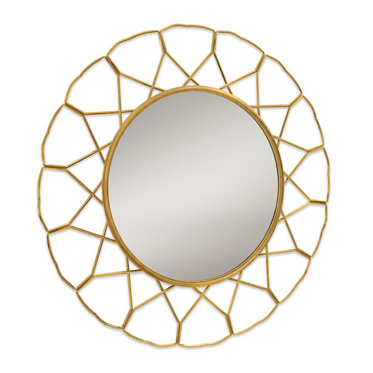Mallory Gold Metal Mirror