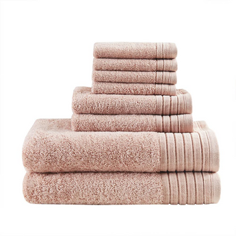 100% Cotton Solid Dyed 8pcs Towel Set,MPS73-402