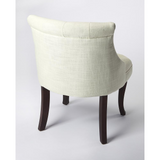 Mona Linen Slipper Chair