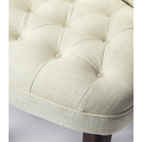 Mona Linen Slipper Chair