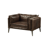 Porchester Chair, Distress Chocolate Top Grain Leather