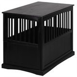 Pet Crate End Table-Black