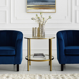 Aimee End Table Soft Gold