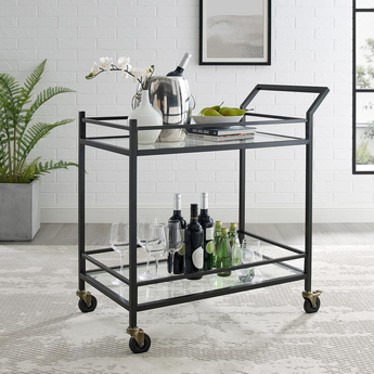 Aimee Bar Cart Oil Rubbed Bronze