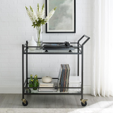 Aimee Bar Cart Oil Rubbed Bronze