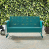 Bates Outdoor Sofa Glider Turquoise