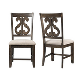 Stanford Wooden Swirl Back Side Chair Set