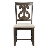 Stanford Wooden Swirl Back Side Chair Set