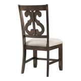 Stanford Wooden Swirl Back Side Chair Set