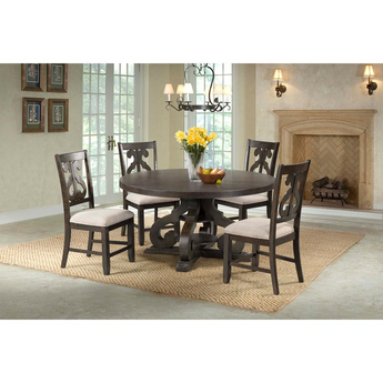 Stanford Round 5Pc Dining Set|Round Table & 4 Chairs