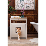 ECOFLEX® Jumbo Litter Box Cover End Table - Espresso