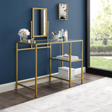 Aimee 2Pc Vanity Set Soft Gold - Vanity, Mirror