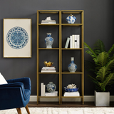 Aimee 2Pc Etagere Set Soft Gold - 2 Narrow Etageres