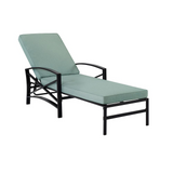 Kaplan Chaise Lounge Mist/Oil Rubbed Bronze