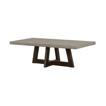 Elodie Grey Concrete and Dark Grey Oak Rectangle Coffee Table