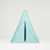 Teepee Play Tent Green with Cushion