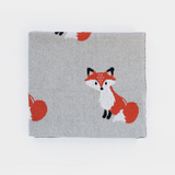 Cotton Baby Blanket Fox