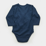 Bodysuit Kimono Long Sleeve Blue Navy