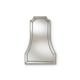 Sanna Modern and Contemporary Antique Silver Finished Accent Wall Mirror