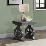 Stanford Trestle Square Side Table