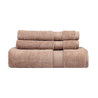 Zero Twist Linen 3 Piece 100% Cotton Towel Set