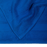 Zero Twist Cobalt Blue 3 Piece 100% Cotton Towel Set