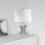 Bianca 1LT Glass Table Lamp w/ White Shade