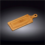 Set Of 10 Bamboo Tray 8" X 2.75" | For Appetizers / Barbecue