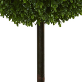 3.5ft. Boxwood Double Ball Artificial Topiary Tree UV Resistant (Indoor/Outdoor)