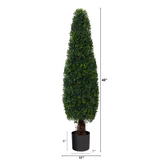4ft. Boxwood Topiary Artificial Tree UV Resistant (Indoor/Outdoor)