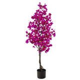 4ft. Bougainvillea Artificial Tree, Purple