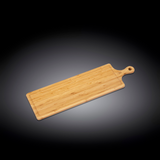Bamboo Long Serving Board With Handle 26" X 7.9" | 66 X 20 Cm