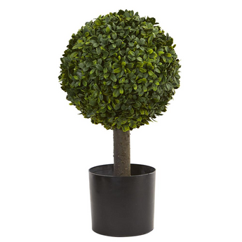 21in. Boxwood Ball Topiary Artificial Tree