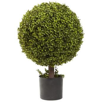 27in. Boxwood Ball Topiary