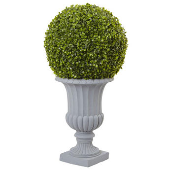 2.5ft. Boxwood Topiary with Urn (Indoor/Outdoor)