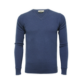 Cashmere V Neck Sweater Mid Grey