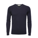 Cashmere V Neck Sweater Charcoal