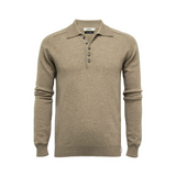 Cashmere Polo Neck Sweater Porter Woolwhite
